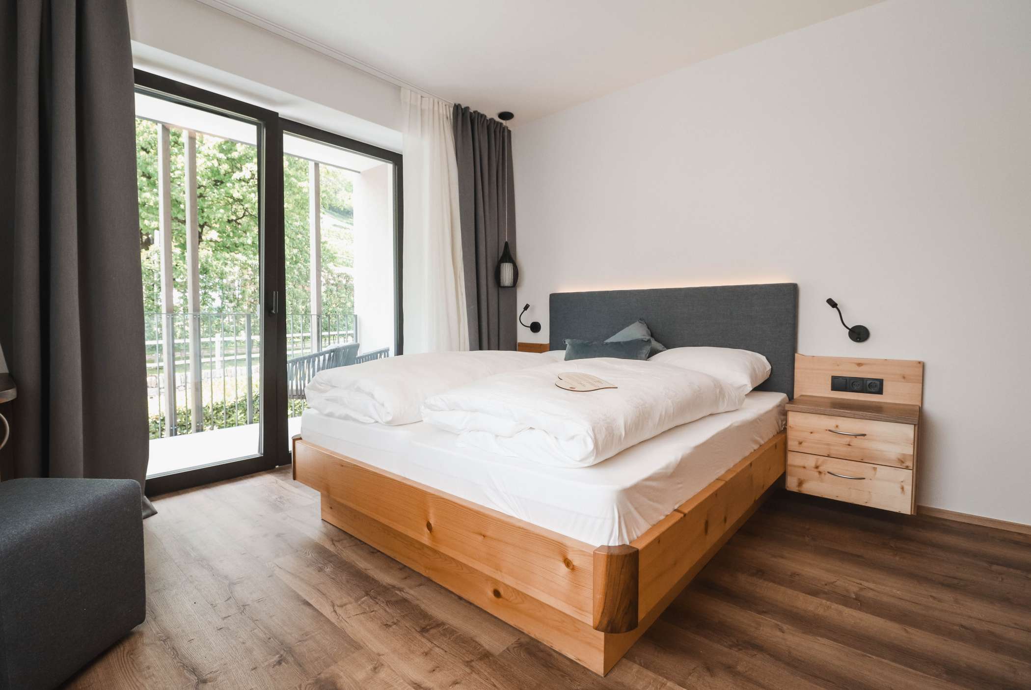 Zimmer mit Balkon von früher